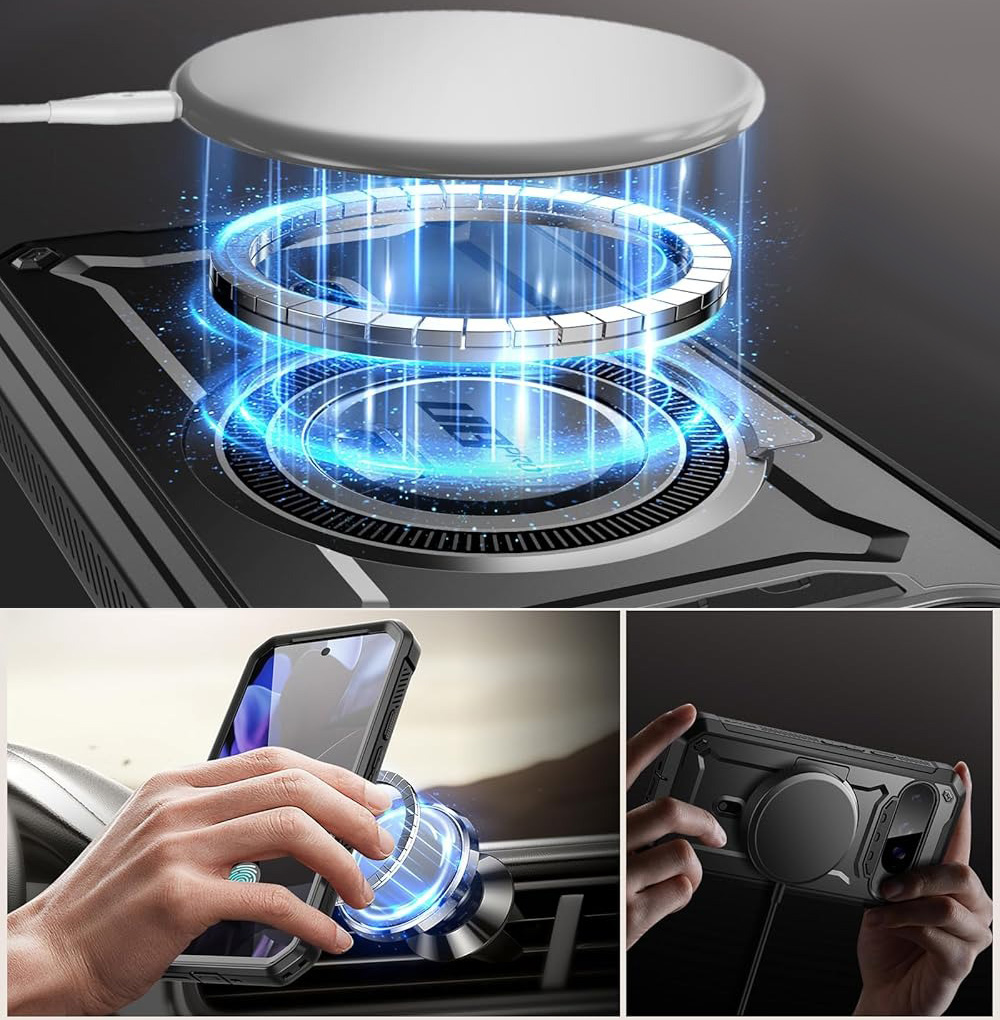 Etui pancerne Supcase Unicorn Beetle Pro Mag do Pixel 9 Pro XL, czarne